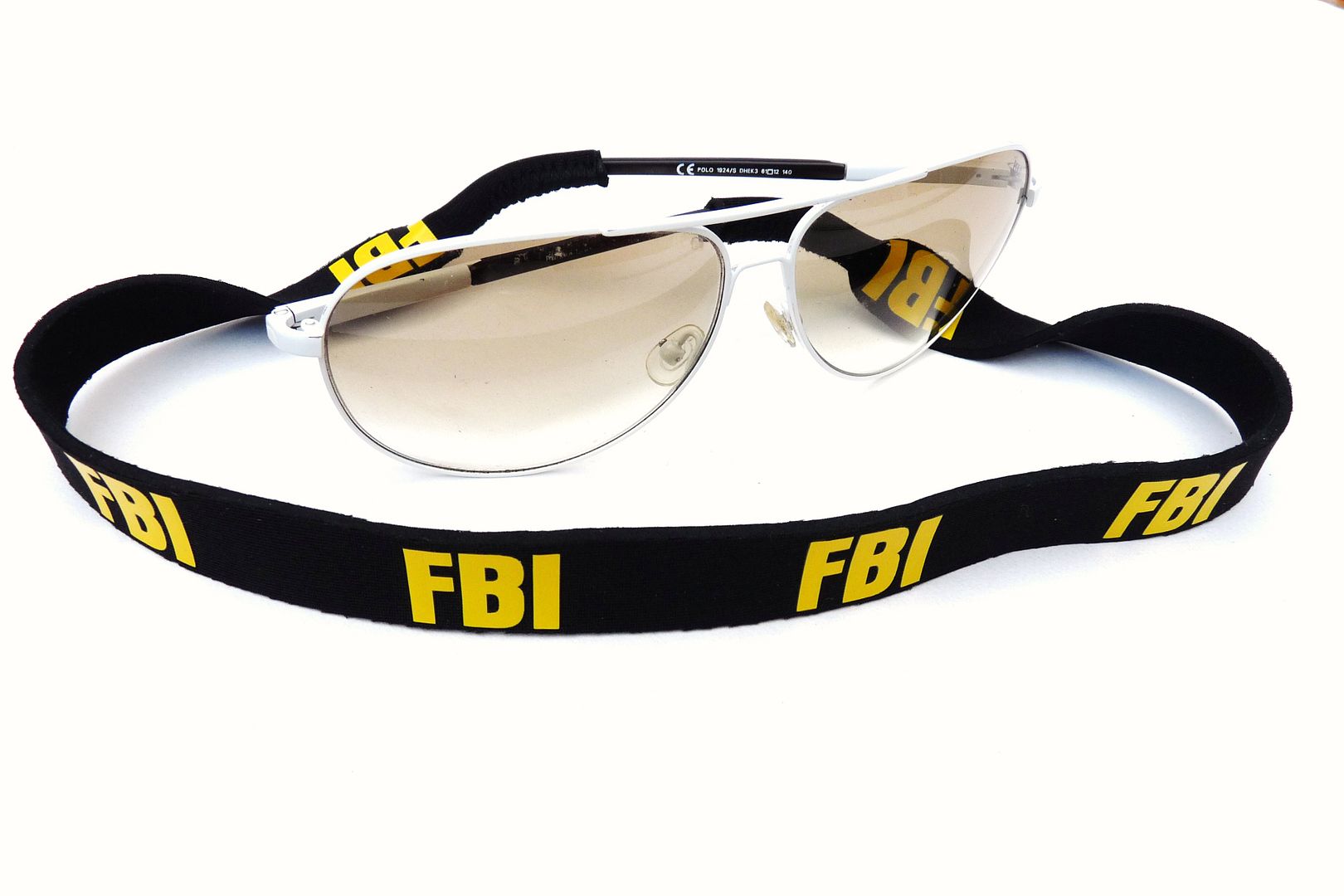 FBI POLICE Spectacle Glasses Sunglasses Neoprene Stretchy Head Band